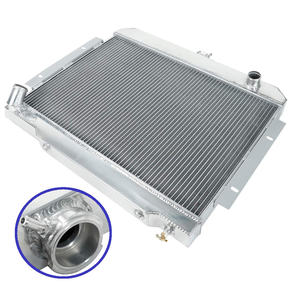 3-Row Full Aluminum Racing Radiator For 1972-1986 CJ CJ5 CJ6 CJ7 3.8-5.0 MT 73-85 Core Racing Cooling Radiator